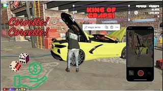 eps9 Won 250k in a dice game  Bought a Corvette GTA RP  GRIZZLEY WORLD RP [upl. by Atikam]