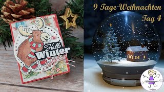 9 Tage Weihnachten Tag 4 Schachtel für Packung Mini Taschentücher  Stampin Up  fröhlich basteln [upl. by Schwing891]