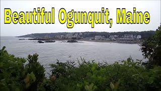 Ogunquit Maine  Beautiful Scenery Relaxing Walk amp Soothing Waves [upl. by Nahtanohj]