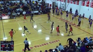 Camden vs Camden Eastside county final ends in brawl [upl. by Aihsemat862]