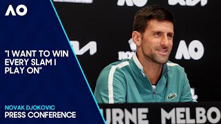 Novak Djokovic Press Conference  Australian Open 2024 PreEvent [upl. by Aynahs870]