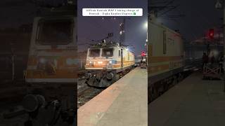 Offlink Howrah WAP 5 taking charge of Howrah  Digha Kandari Express ✅ [upl. by Llerrac]