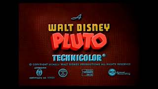 Every Single Pluto Title Card 1946 [upl. by Kcirdahc]