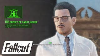 Fallout 4  The Secret of Cabot House w Charisma Bobblehead [upl. by Esenwahs986]