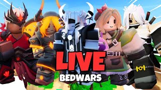 Roblox Bedwars Livestream Customs  Update [upl. by Jurkoic31]