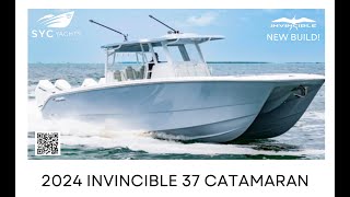 Invincible 37 Catamaran NEW BUILD arriving March 2024 to SYC Yachts on Marco Island [upl. by Newsom379]