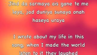 Soniye Falak Lyrics amp Translation [upl. by Messere818]