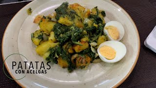 Patatas con acelgas Santo Espíritu del Monte Gilet Valencia [upl. by Mureil417]