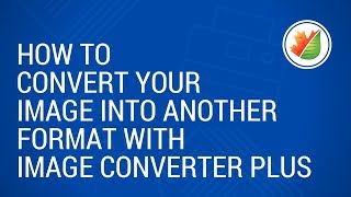 How to define image format for conversion in ImageConverter Plus [upl. by Greer]