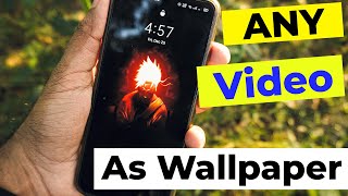 HOW TO PUTSET ANY VIDEO as WALLPAPER Homescreen and Lockscreen ON ANY ANDROID Phone [upl. by Fern]