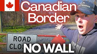 CANADIAN BORDER No Wall Champlain New York Migrant CRISIS [upl. by Pancho493]