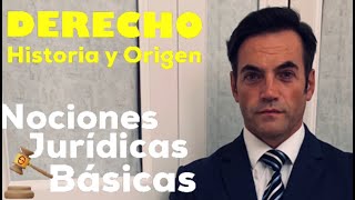 EL DERECHO ORIGEN E HISTORIA TEMA1 por miguelgorbe 202425 [upl. by Glennie447]