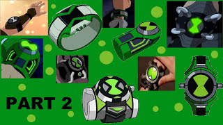 Every Ben 10 Omnitrix Part 2 [upl. by Hsekar]