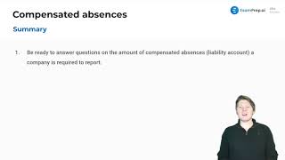 Compensated Absences Summary  FAR Exam Prep [upl. by Lenroc]