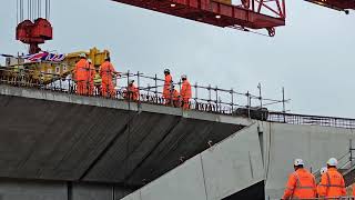 HS2 completes the Colne Valley Viaduct [upl. by Giuliana]