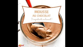 Mousse au chocolat au lait concentré sucré [upl. by Ludwig]