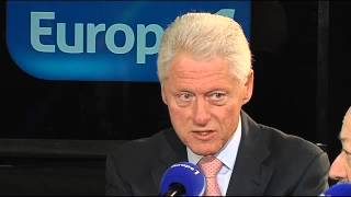 Bill Clinton  quotLa France ne doit pas être trop pessimistequot [upl. by Ahsienaj882]