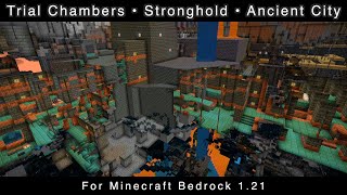 Exposed Trial Chambers Seed For Minecraft Bedrock 121 [upl. by Caasi]