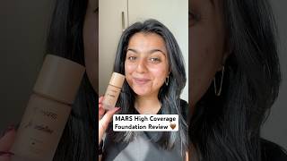 MARS High Coverage Foundation Review ONLY for ₹349 😍 marscosmetics foundation shortsfeed fyp [upl. by Agle776]