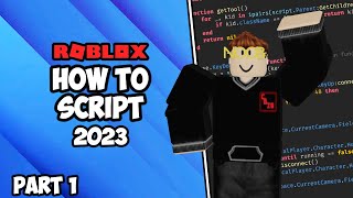 How To Script On Roblox 2023  Episode 1 Printing [upl. by Eenerb]