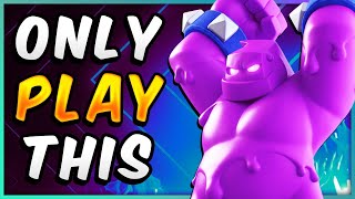 The ONLY Elixir Golem Deck Pros Play in Clash Royale 🏆 [upl. by Nelly]