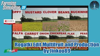 FS 22 Rogatki Edit Multifruit and Production by Jinkou89 [upl. by Elnora]