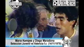 Maradona y Kempes 1979 Argentina vs Valencia FUTBOL RETRO TV [upl. by Aibos]