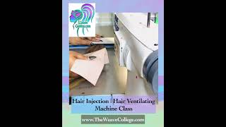 Hair Ventilating Machine Class  Hair Injection Machine Class [upl. by Eilesor]