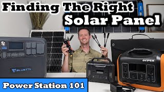 Finding amp Connecting the RIGHT Solar Panel  Power Stations 101 Series [upl. by Wolfram]