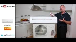 Kelvinator KSV35HRC air conditioning unit reviewed by expert  Appliances Online [upl. by Whitson]