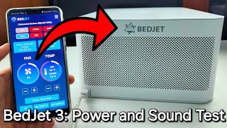 How Loud Is The BedJet 3 Sound  Power Test [upl. by Esile]