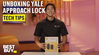 Unboxing the Yale Approach Lock with WiFi  Keypad Touch – Tech Tips from Best Buy [upl. by Annelise]