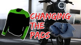 How to remove padding from a motorcycle jacket [upl. by Lord]