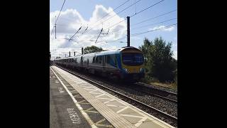 TpExpress Class 185 DMUs Pull Into Platform 2 At Northallerton Station class185 train [upl. by Norvol]