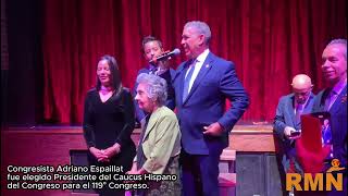 Congresista Adriano Espaillat fue elegido Presidente del Caucus Hispano del Congreso para el 119° [upl. by Riley126]