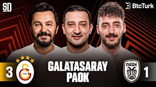 quotLİGDE DE AVRUPADA DA ÖNÜ AÇIKquot  Galatasaray 31 PAOK Yunus Akgün Osimhen Icardi Okan Buruk [upl. by Anaitat296]