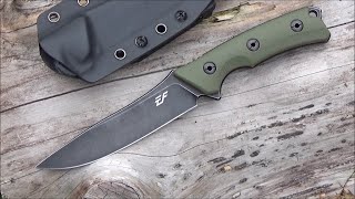 Eafengrow EF 125 Knife 40 Review  14C28N  Budget Fixed Blade Knife [upl. by Ettie539]