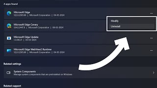 How to Uninstall Microsoft Edge Windows 11 If Greyed Out  2024 [upl. by Ahsiekel]