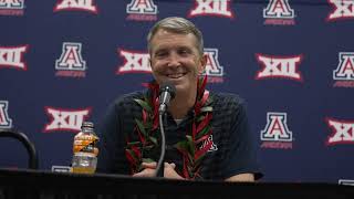 Arizona Football Press Conference Post Game Utah Coach Brennan mp4 [upl. by Willow61]