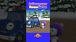 Pahlawan Super Pororo Heroes  RESCUE PORORO  lagupororo laguanakanak shorts kids [upl. by Clayberg]