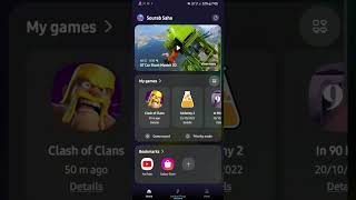 Samsung Game Launcher Instant Plays Game Profile shorts [upl. by Parlin797]