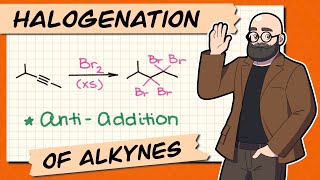 Halogenation of Alkynes [upl. by Eilrebma882]