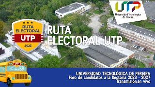 Foro con los candidatos a rector UTP [upl. by Odanref]