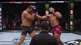 MMA Slow Motion  Yoel Romero Uppercuts Paulo Costa [upl. by Esilanna]