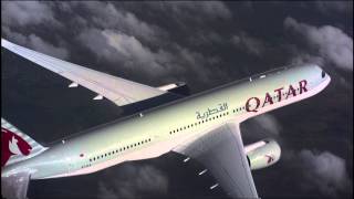 Qatar Airways Airbus A350900  Air to Air Views [upl. by Ace373]