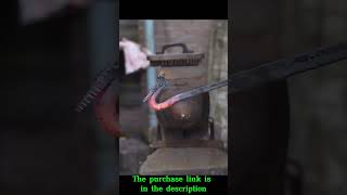 handmade creative making knife damacus woodworking blacksmith wood [upl. by Adnilim]