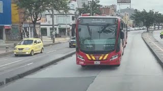 Bus Rapid Transit BRT in Bogota Colombia 2023  TransMilenio [upl. by Assirram58]