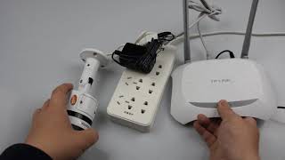 How to Configure VStarcam Security Camera C63S ethernet cable Connection [upl. by Vaden]