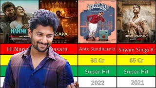 Nani  Hits And Flop Movie List  Nani All Movie  Data Anlysis [upl. by Dorsman258]