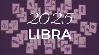 LIBRA  2025 ASTROCLOCK ANNUAL FORECAST  LENORMAND READER [upl. by Zehcnas770]